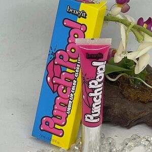 Benefit Punch Pop! Liquid Lip Color - Watermelon - .23 oz Full Size - New in Box